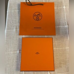 Brand new Hermes store bag and box